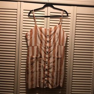 Forever 21 Plus striped mini dress